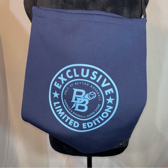 2/$30 Better Baseball Navy Blue Neoprene Drawstring Bag - Picture 3 of 7